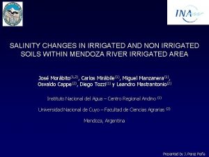 SALINITY CHANGES IN IRRIGATED AND NON IRRIGATED SOILS