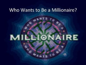 Who Wants to Be a Millionaire Life Lines