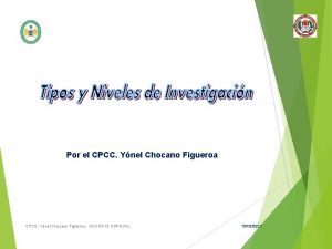 Por el CPCC Ynel Chocano Figueroa DOCENTE UNHEVAL