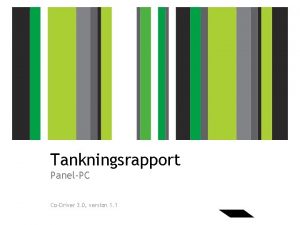 Tankningsrapport PanelPC CoDriver 3 0 version 1 1