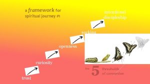 a framework for spiritual journey 1 intentional discipleship