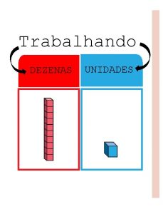 Trabalhando DEZENAS UNIDADES D U 4 4 D