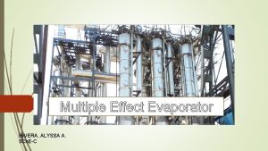 Multiple Effect Evaporator RIVERA ALYSSA A 5 Ch