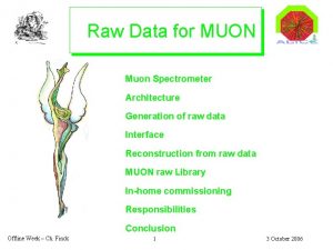 Raw Data for MUON Muon Spectrometer Architecture Generation