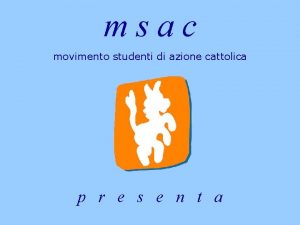 msac movimento studenti di azione cattolica p r