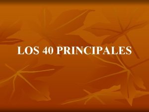 LOS 40 PRINCIPALES INDICE n n PINTORES ESCULTORES