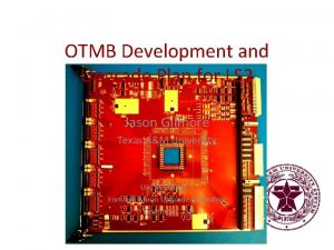 OTMB Development and Upgrade Plan for LS 2