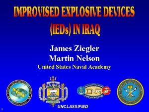 James Ziegler Martin Nelson United States Naval Academy