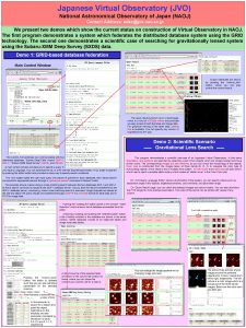 Japanese Virtual Observatory JVO National Astronomical Observatory of