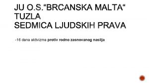 16 dana aktivizma protiv rodno zasnovanog nasilja Percepcija