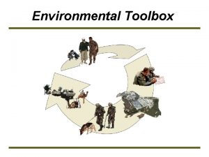Environmental Toolbox Technical Module Introduction Laws and Regulations