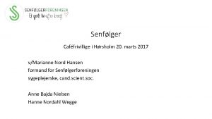 Senflger Caffrivillige i Hrsholm 20 marts 2017 vMarianne