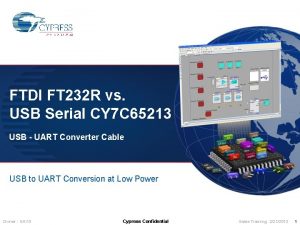 FTDI FT 232 R vs USB Serial CY