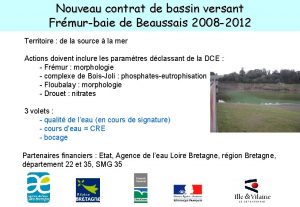 Nouveau contrat de bassin versant Frmurbaie de Beaussais