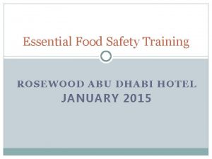 Food safety training abu dhabi