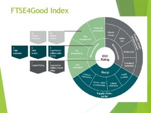 FTSE 4 Good Index 1 Exclusion from FTSE