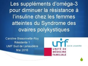 Les supplments domga3 pour diminuer la rsistance linsuline