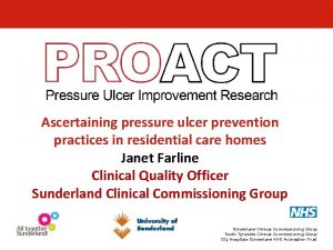 Ascertaining pressure ulcer prevention practices in residential care