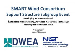 SMART Wind Consortium Support Structure subgroup Event Developing