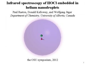 Infrared spectroscopy of HOCl embedded in helium nanodroplets