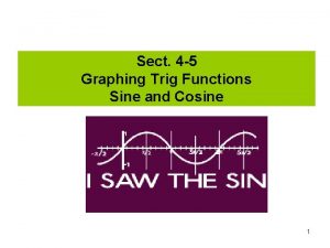 Sect 4 5 Graphing Trig Functions Sine and