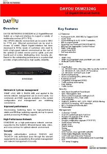 DAYOU DSW 2324 G L 2 Gigabit Ethernet