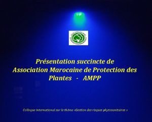 Prsentation succincte de Association Marocaine de Protection des