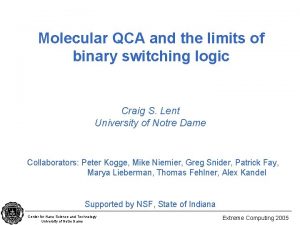 Molecular QCA and the limits of binary switching