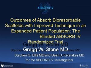 Outcomes of Absorb Bioresorbable Scaffolds with Improved Technique