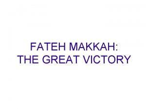 Fateh makkah