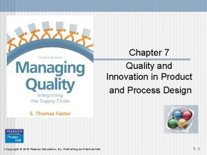 Chapter 7 Quality and Innovation in Product and