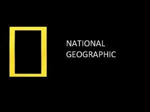 NATIONAL GEOGRAPHIC Evocando una escena Bblica En las