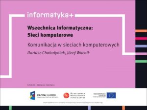 Komunikacja w sieciach komputerowych Dariusz CHAADYNIAK informatyka 2