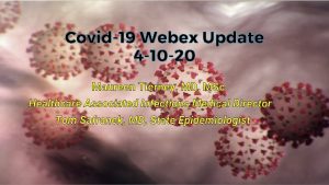 Covid19 Webex Update 4 10 20 Maureen Tierney