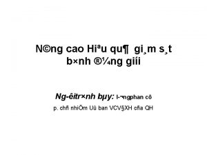 Nng cao Hiu qu gim st bnh ng