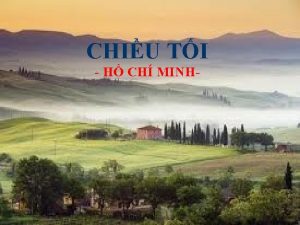 CHIU TI H CH MINH H Ch Minh