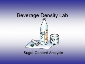 Beverage Density Lab Sugar Content Analysis Introduction The