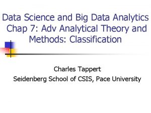 Data Science and Big Data Analytics Chap 7