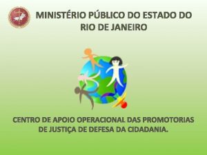 MINISTRIO PBLICO DO ESTADO DO RIO DE JANEIRO