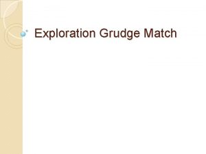 Exploration Grudge Match Catholic Church 35 What was