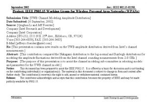 doc IEEE 802 15 02381 September 2002 Project