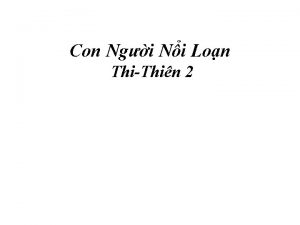 Con Ngi Ni Lon ThiThin 2 1 Li