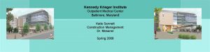 Kennedy Krieger Institute Outpatient Medical Center Baltimore Maryland