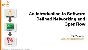 An Introduction to Software Defined Networking and Open
