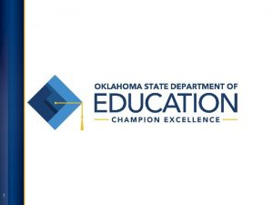 1 Oklahoma Charter School State Aid Funding Formula