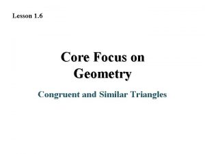 Lesson 1 congruent figures