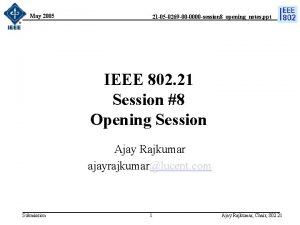 May 2005 21 05 0269 00 0000 session