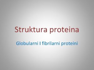 Fibrilarni proteini
