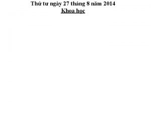 Th t ngy 27 thng 8 nm 2014