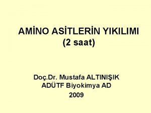 AMNO ASTLERN YIKILIMI 2 saat Do Dr Mustafa